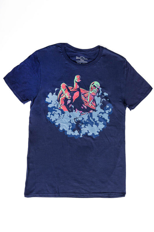 Attack On the Titan T Shirt Navy Blue